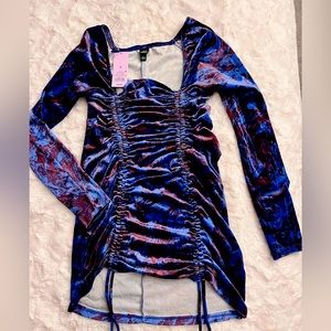 Wild Fable purple marble dress